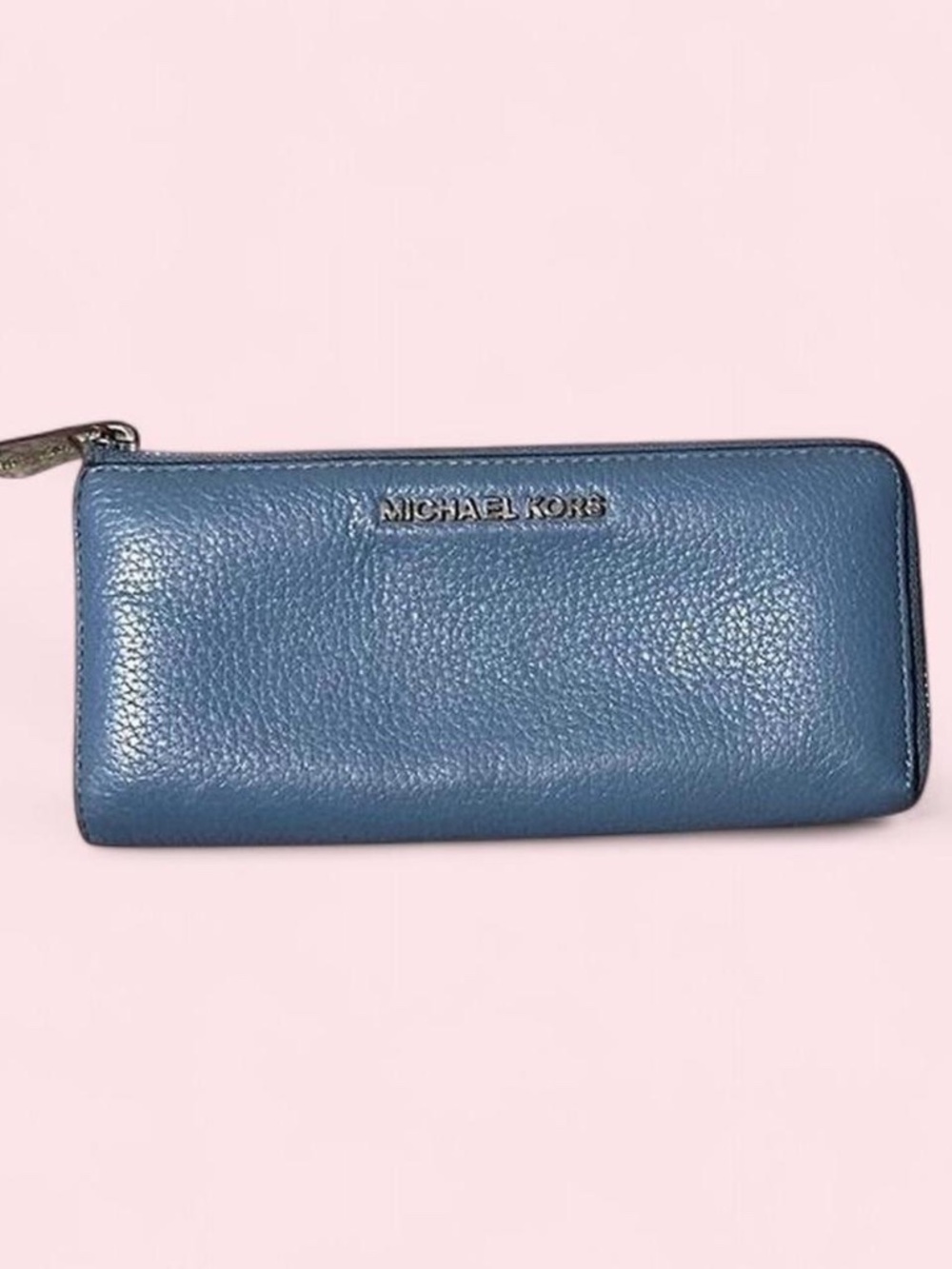 Michael Kors Teal Leather Wallet